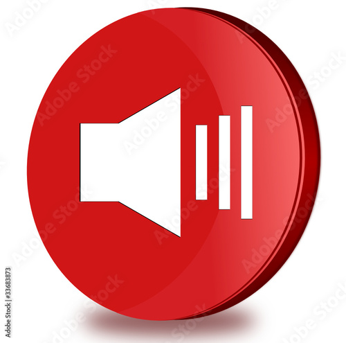Volume glossy icon