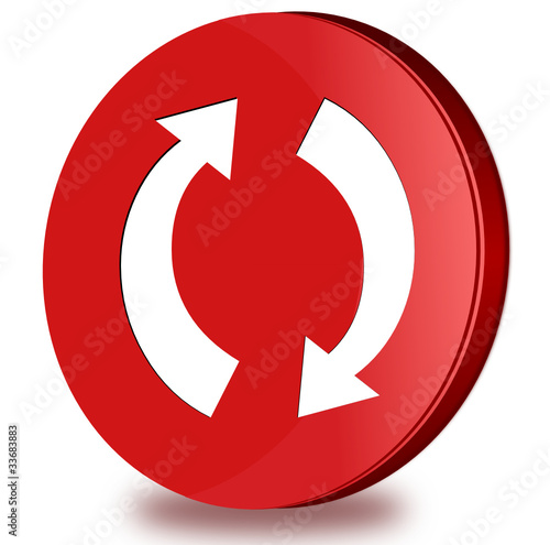 Refresh glossy icon