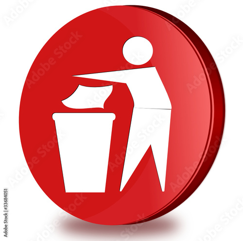 Recycle glossy icon
