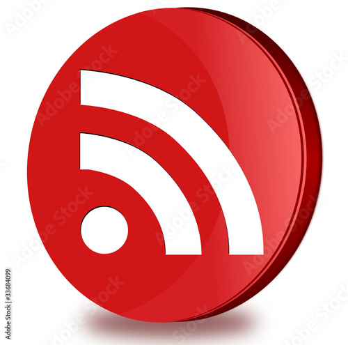 Feed glossy icon