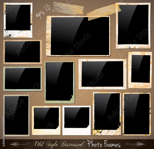Collection of Vintage Photo Frames