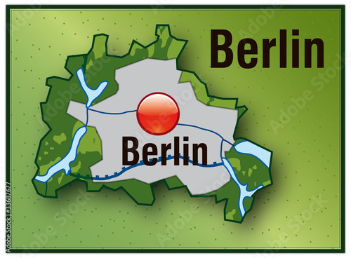 Berlin mit Höhenschichten