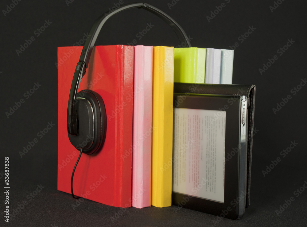 Audio books concept