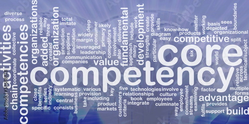 Core competency word cloud photo