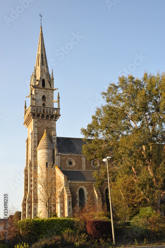 Obraz na plátně Eglise Lancieux