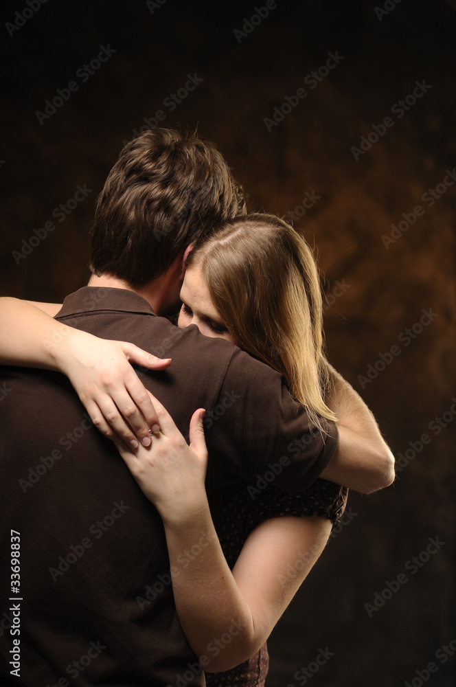 Naklejka premium Young couple