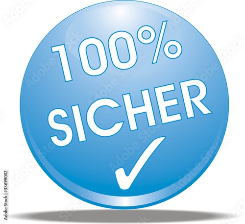 bouton 100% sicher