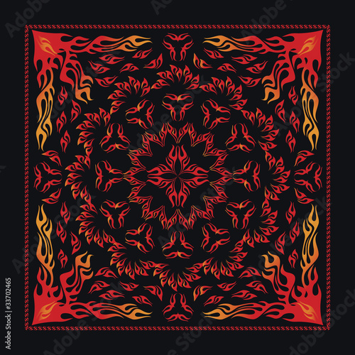Tribal Flame Bandana