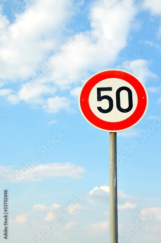 Höchstgeschwindigkeit "50"