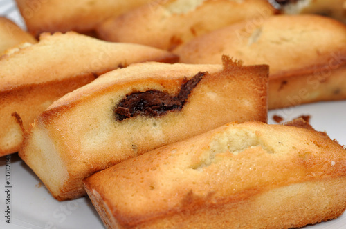 financiers au chocolat