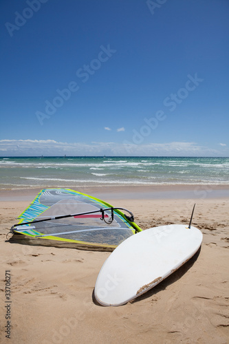 Windsurfing, Playa de Sotavento, Fuerteventura