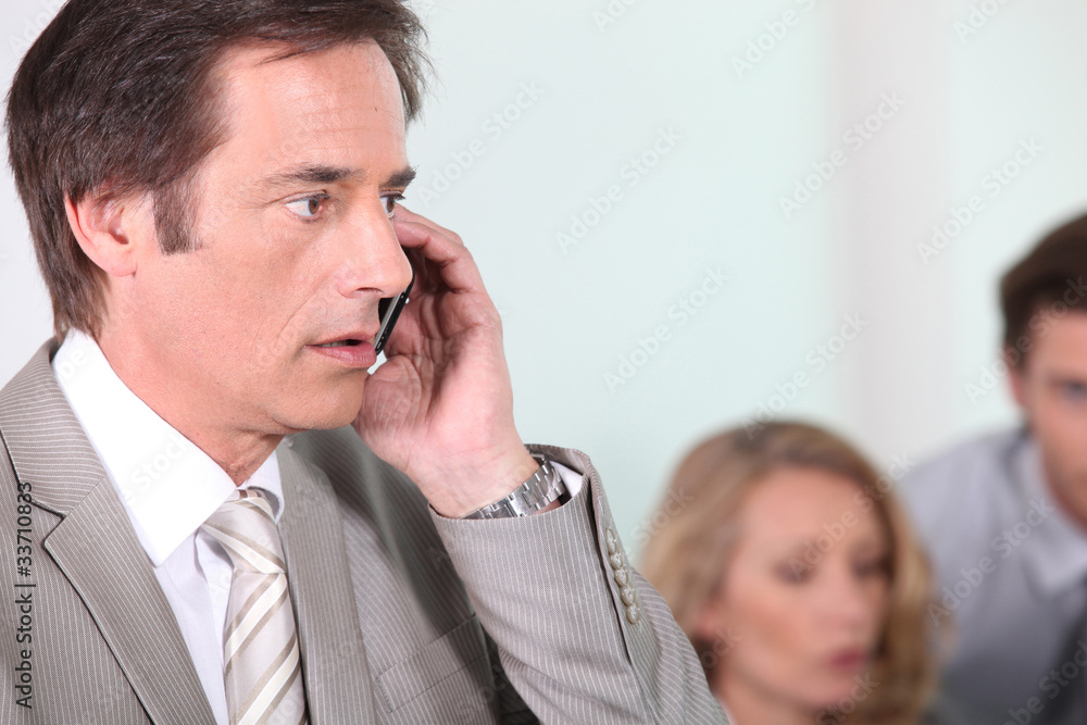 businessman on the phone businessman on the phone