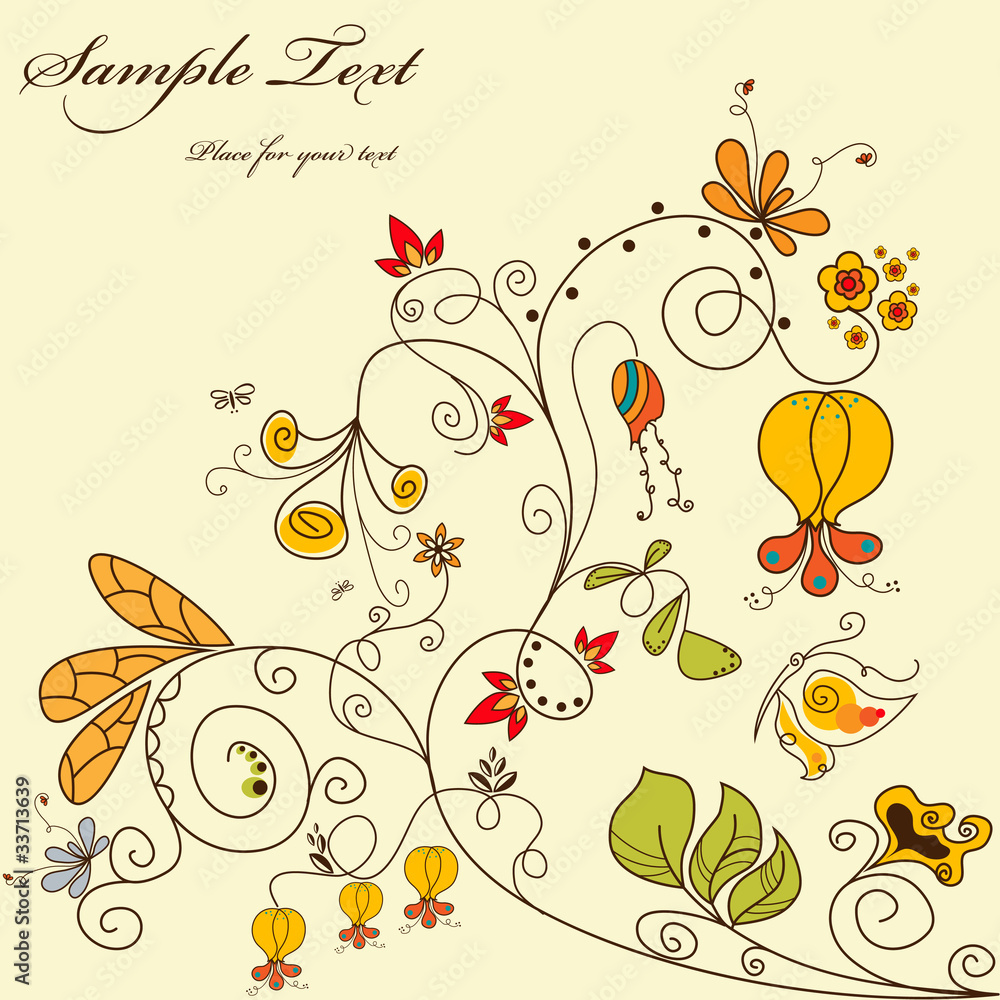 Floral background Floral background