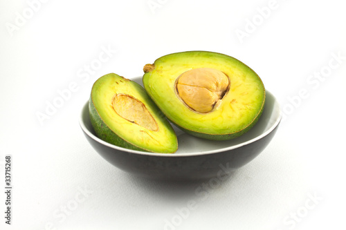 Avocado isolated on white background