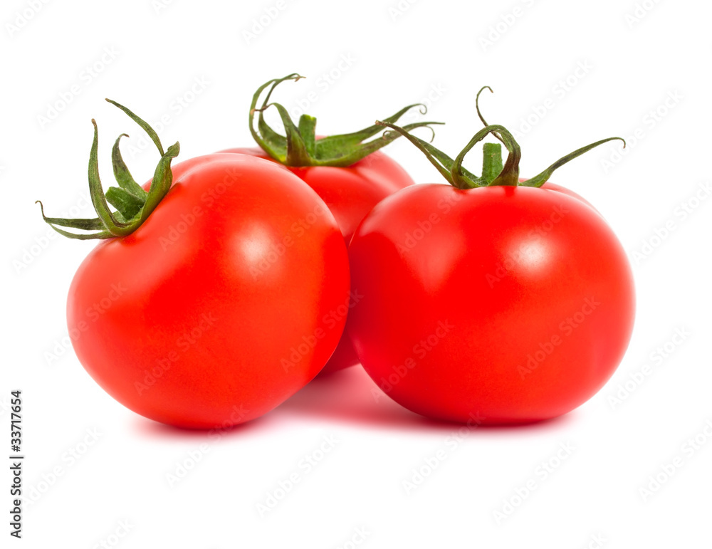 Three ripe tomatoes Three ripe tomatoes