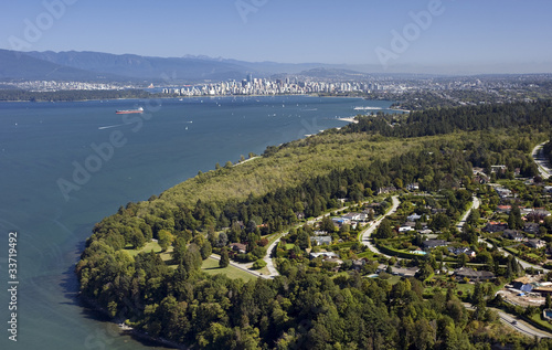 Aerial Vancouver - UBC and Point Grey
