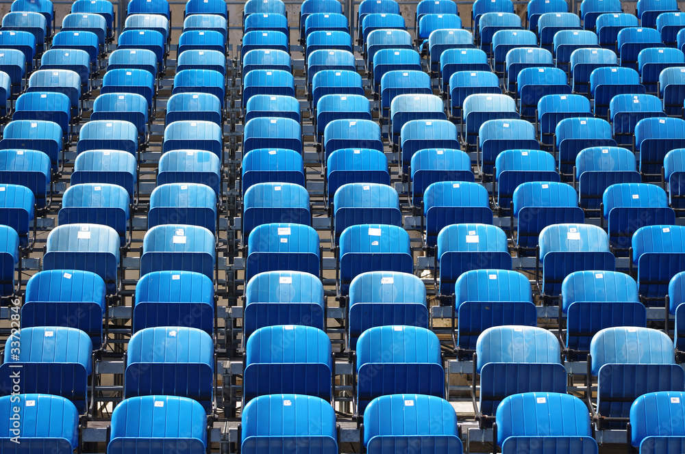 Naklejka premium blue seats