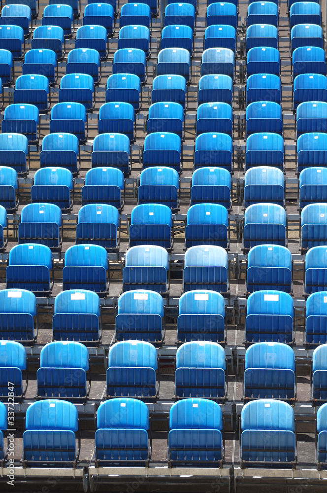 Fototapeta premium blue seats