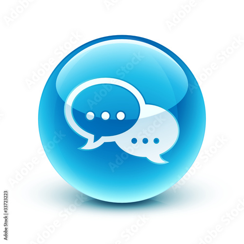 icône conversation / speech bubble icon