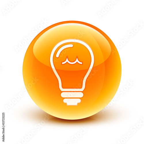 icône ampoule idée/ light bulb icon