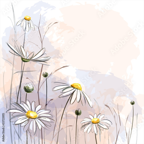 Flower romantic background