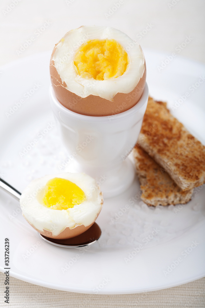 boiled egg in eggcup boiled egg in eggcup