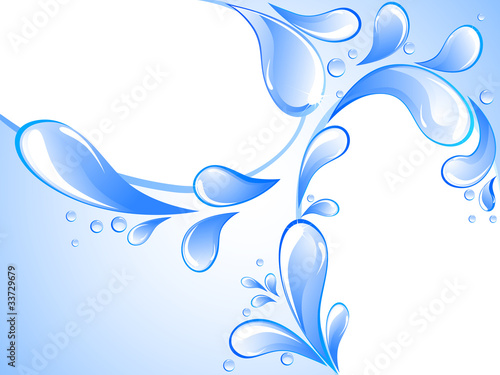 water splash card