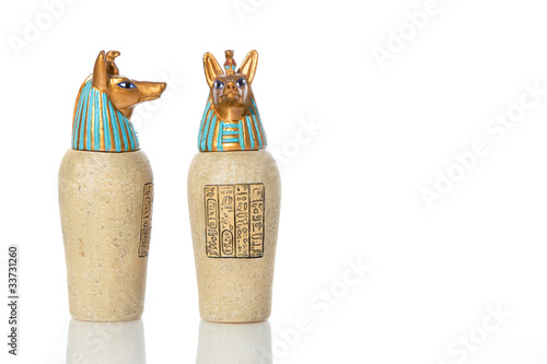 Canvas Print Canopic Jars