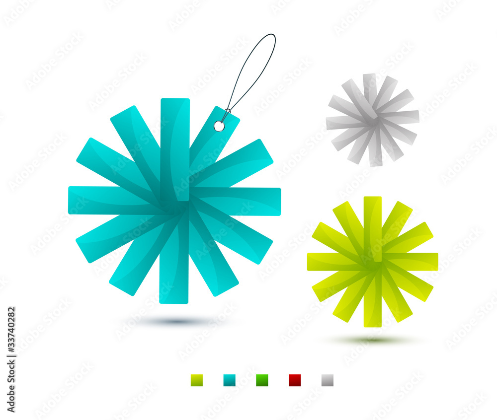 Vector sticker icons Vector sticker icons