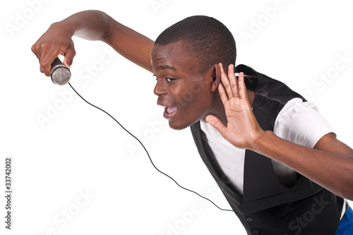 Fotografie man singing