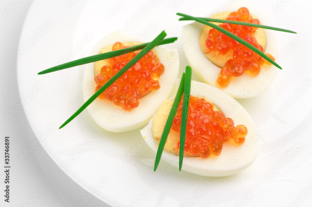 Appetizers with caviar Appetizers with caviar