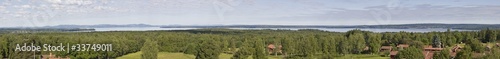 panorama vom siljansee in schweden