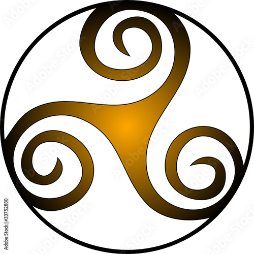 Keltische Triskele - Spirale - Triskel