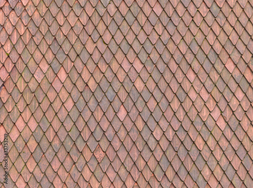 Roof Tile texture material of european medieval building