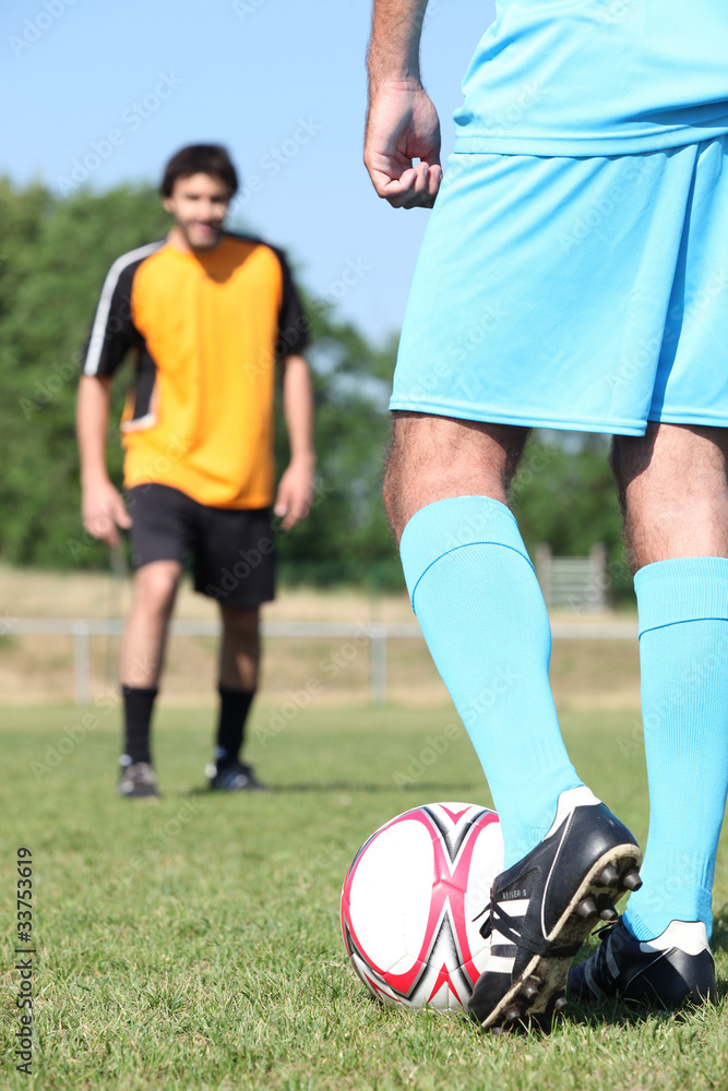 Fototapeta premium Football practise