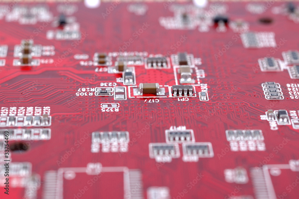 circuit board close upC circuit board close upC