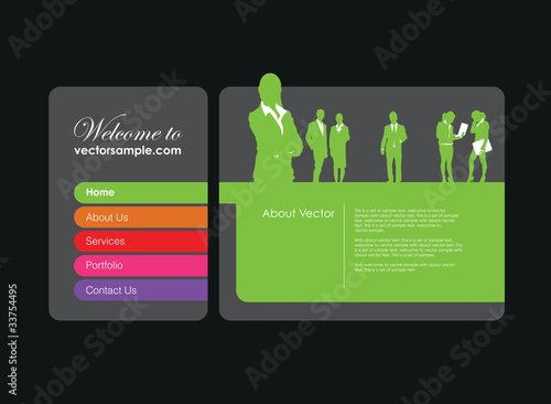 a business people website banner