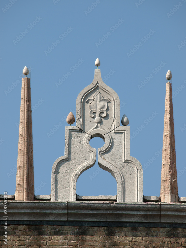 Venice - characteristic architectural ornaments