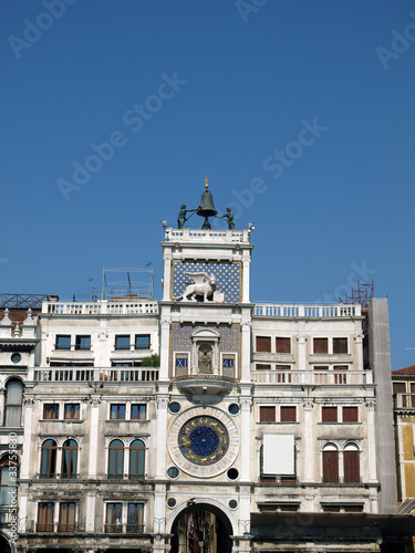 Venice - The Torre dell'Orologio on St Mark's Square. photo