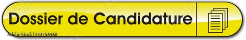 bouton dossier de  candidature
