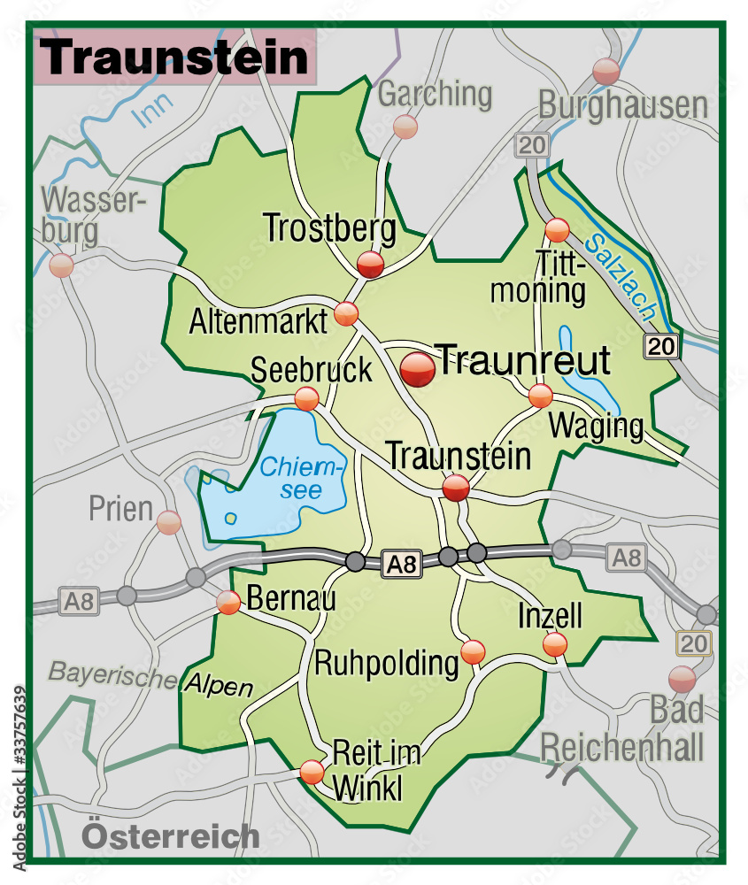 Traunstein Variante 6 Traunstein Variante 6
