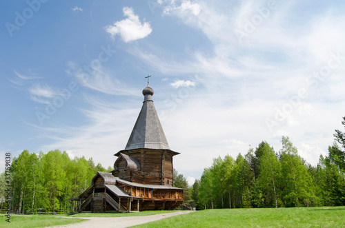 Wooden churches in the north Russia