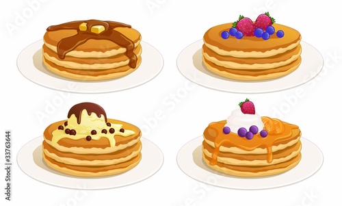 Delicious Pancakes Set