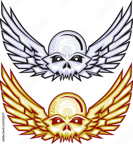 Winged Raider Skulls
