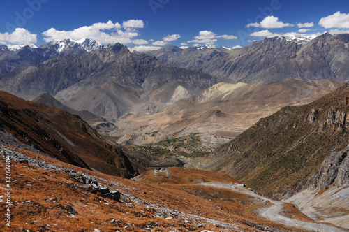 View from Thorung La pass (5416m), Annapurna, Nepal © Pavel Svoboda