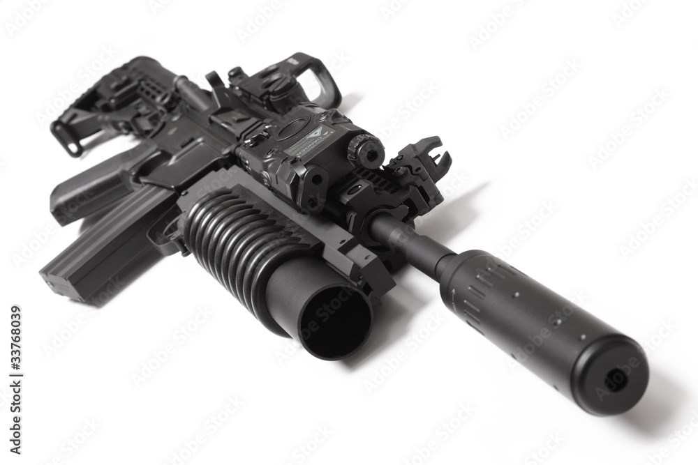 US Spec Ops M4A1 assault carbine with grenade launcher