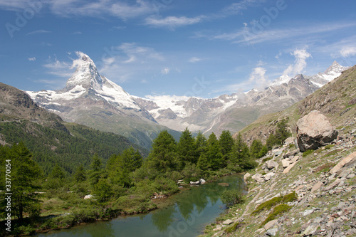 Matterhorn in Alps, Switzerland