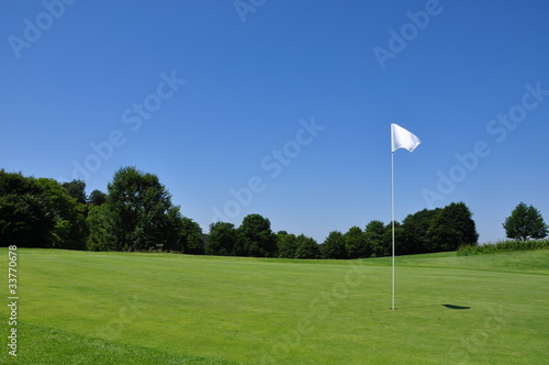 Golf Fahne Flagge Grün