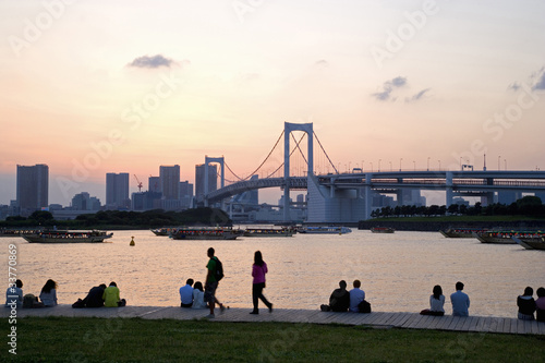 お台場からの夕景
