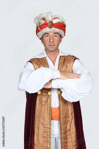 portrait of a man in costume photo